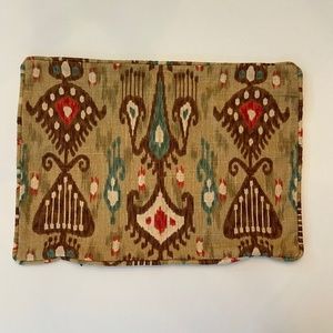 Ikat pattern throw pillow cover